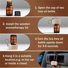 Aromatherapy diffuser with tea tree oil