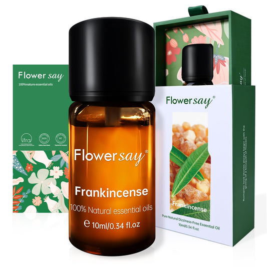 FLOWERSAY Frankincense essential oil 10ml bottle front