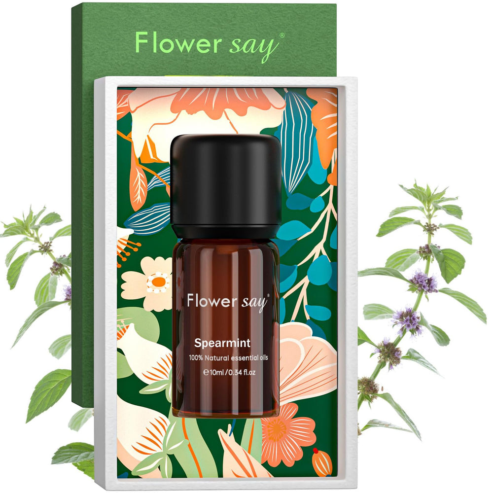 FLOWERSAY Spearmint Essential Oil packaging