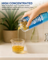 FLOWHYET castile soap bottle with label