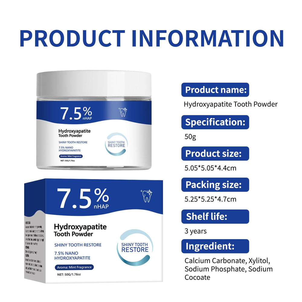 Fluoride-free toothpaste powder formula