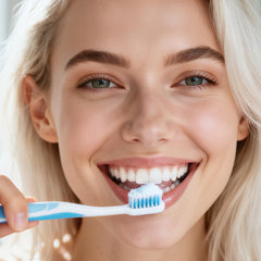 Ingredients of fluoride-free hydroxyapatite toothpaste powder