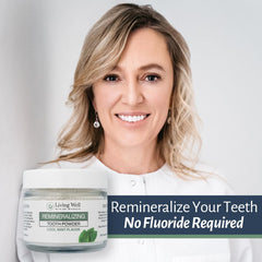 Fluoride-free tooth powder promoting oral wellness