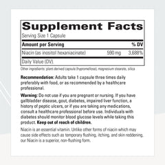 Vitamin B3 inositol hexaniacinate close-up