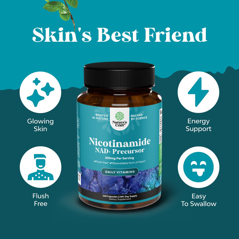Flush-free Niacinamide label