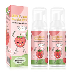 Kids foam toothpaste bottle with 60 ml press pump