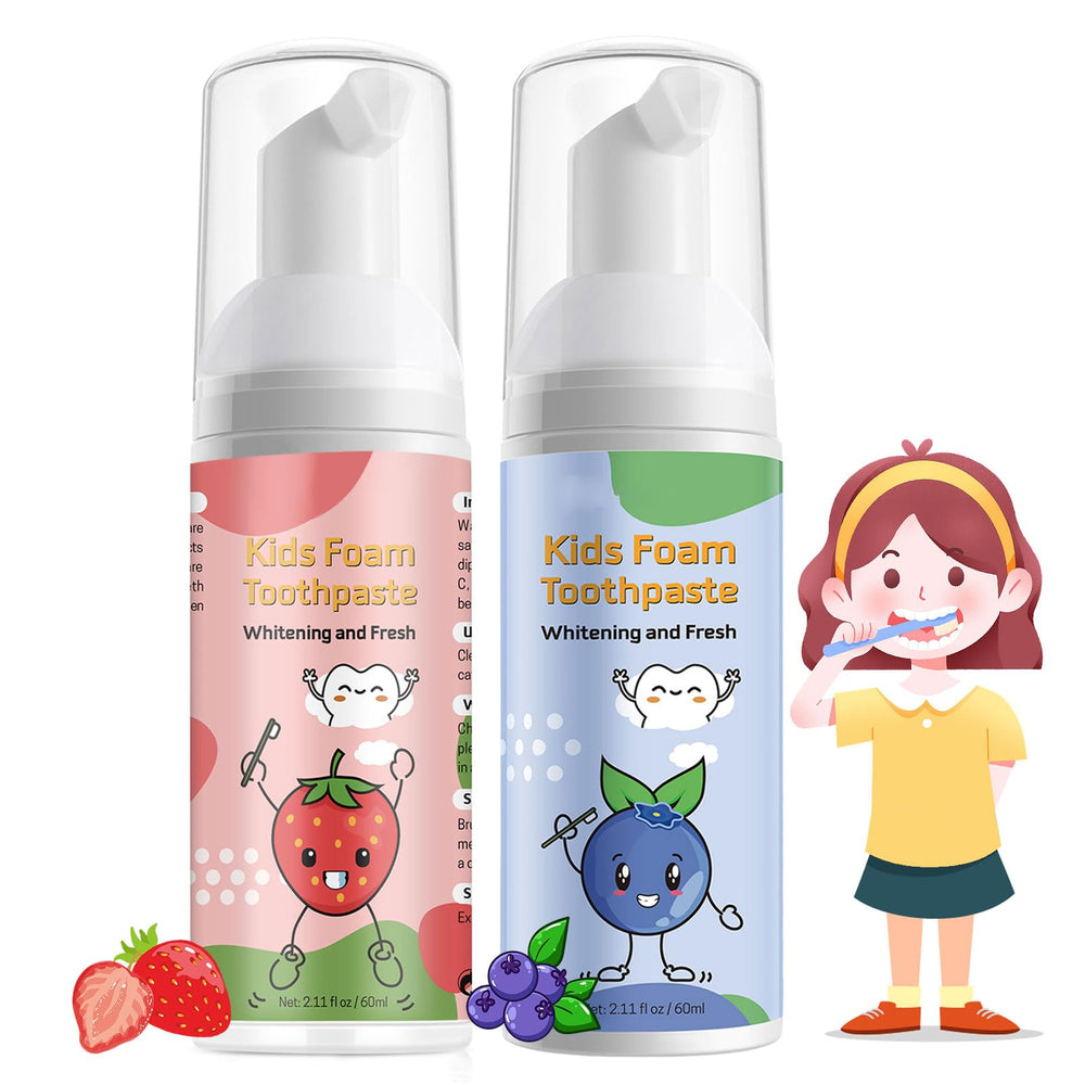 Box packaging for Foam Toothpaste Kids with fruit flavor