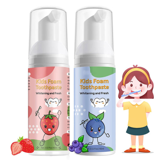 Box packaging for Foam Toothpaste Kids with fruit flavor