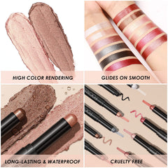 FOCALLURE travel-friendly kit fits in a purse for on-the-go touch-ups.