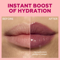 FOCALLURE Unicorn lip plump glitter finish adds radiant shine.