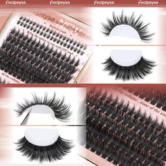 DIY salon lashes kit enables at-home lash artistry with professional style.
