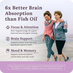 Graphic highlighting focus, memory, mood, and vision benefits