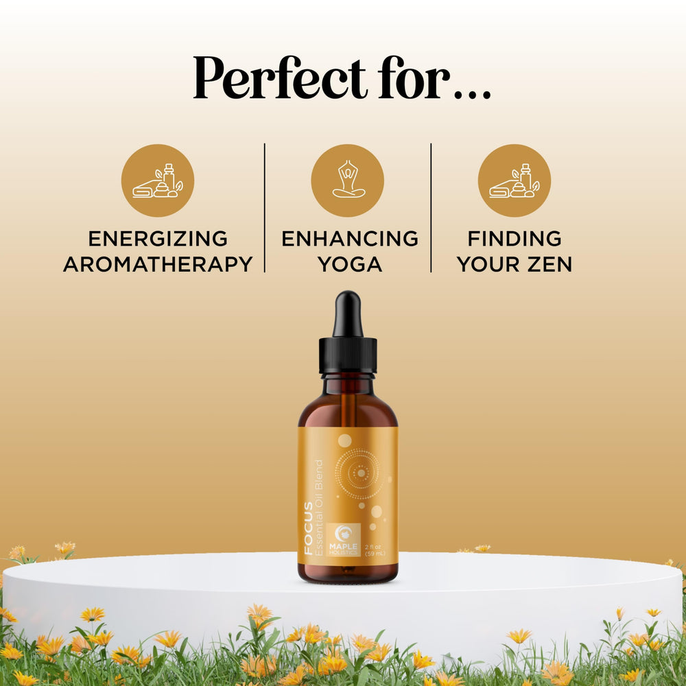 Packaging for Focus Essential Oil Blend for diffusers