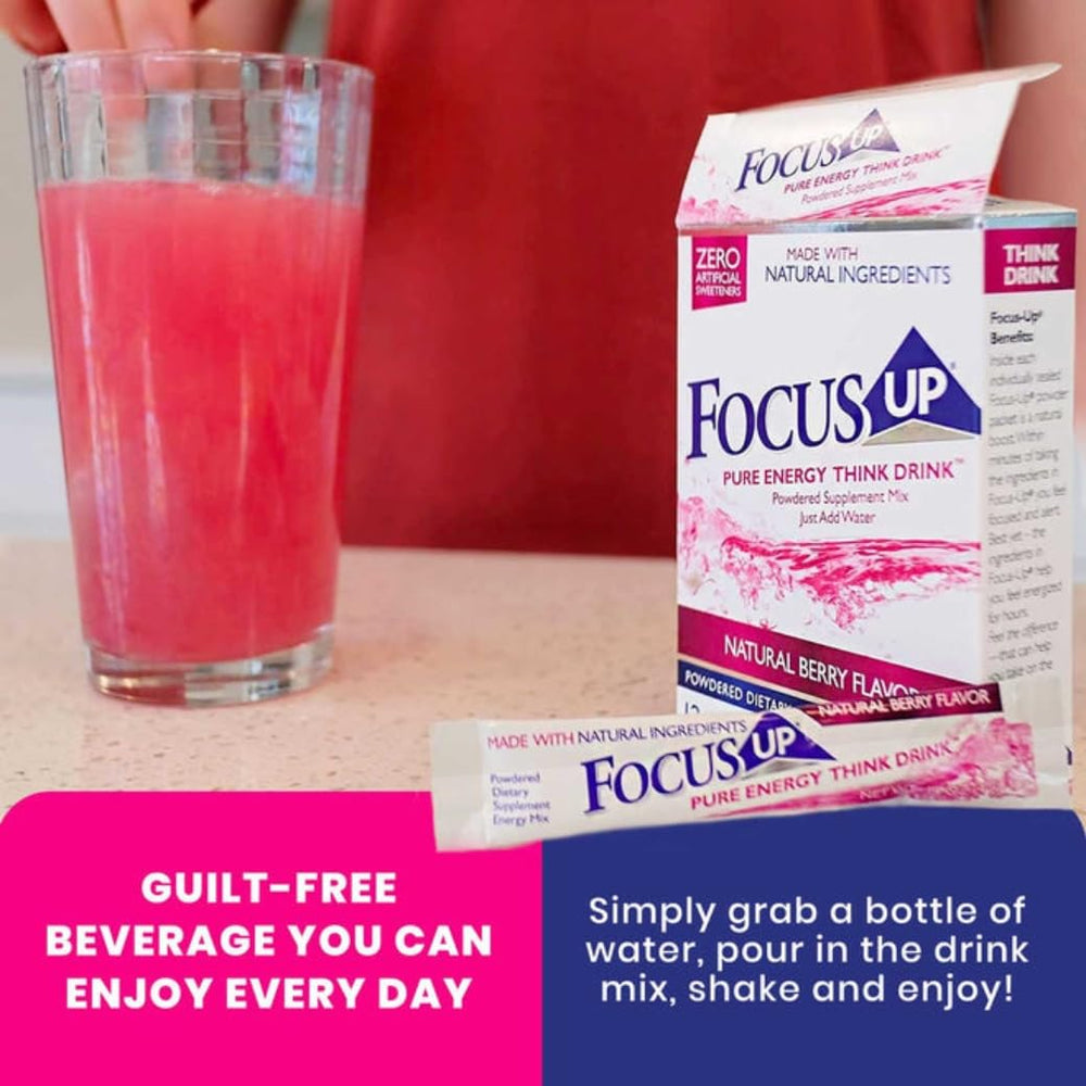 FocusUP natural berry flavor drink mix