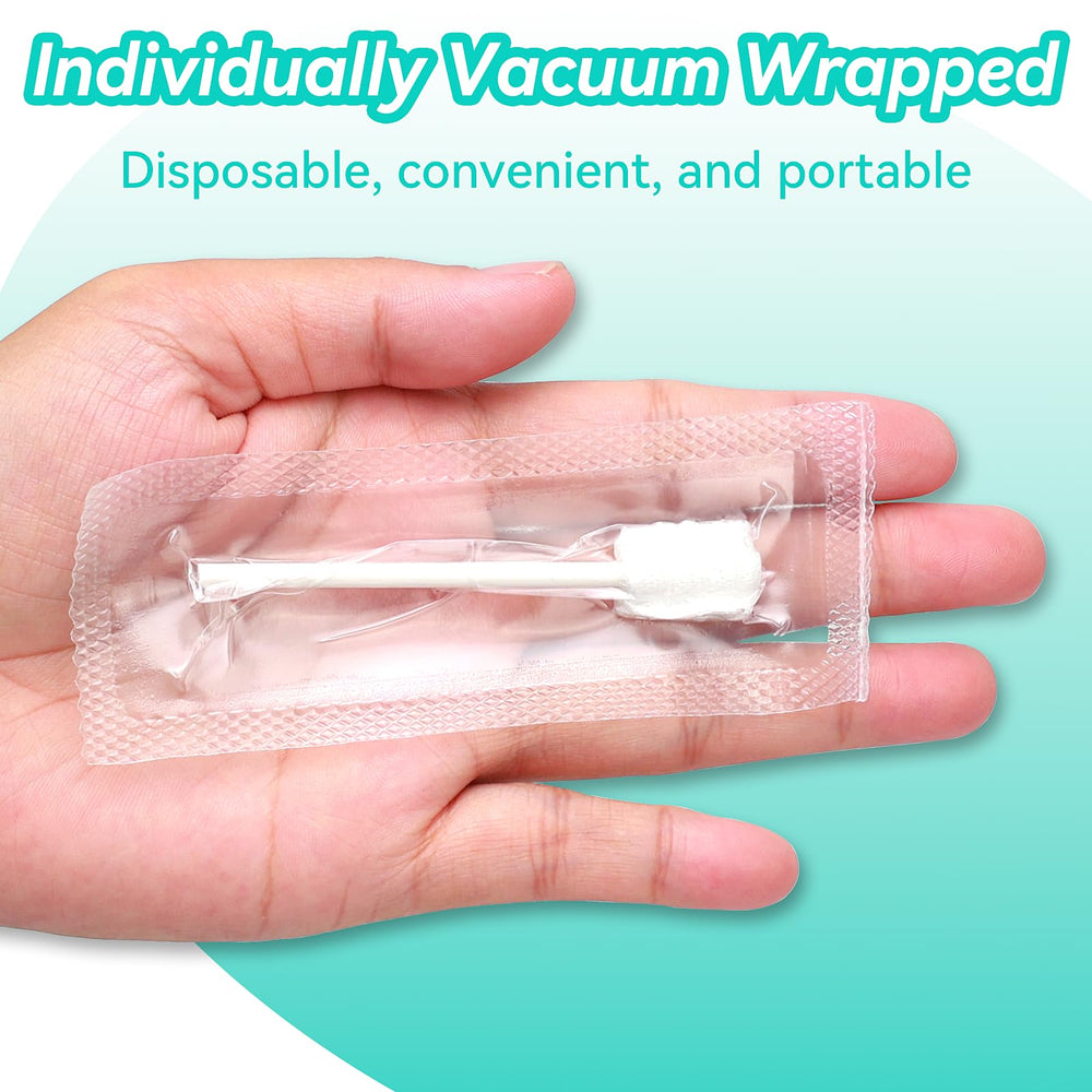 Individual vacuum-sealed tongue cleaner for baby oral care
