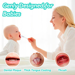 Close-up of 3D Wave Brush Head on tongue cleaner