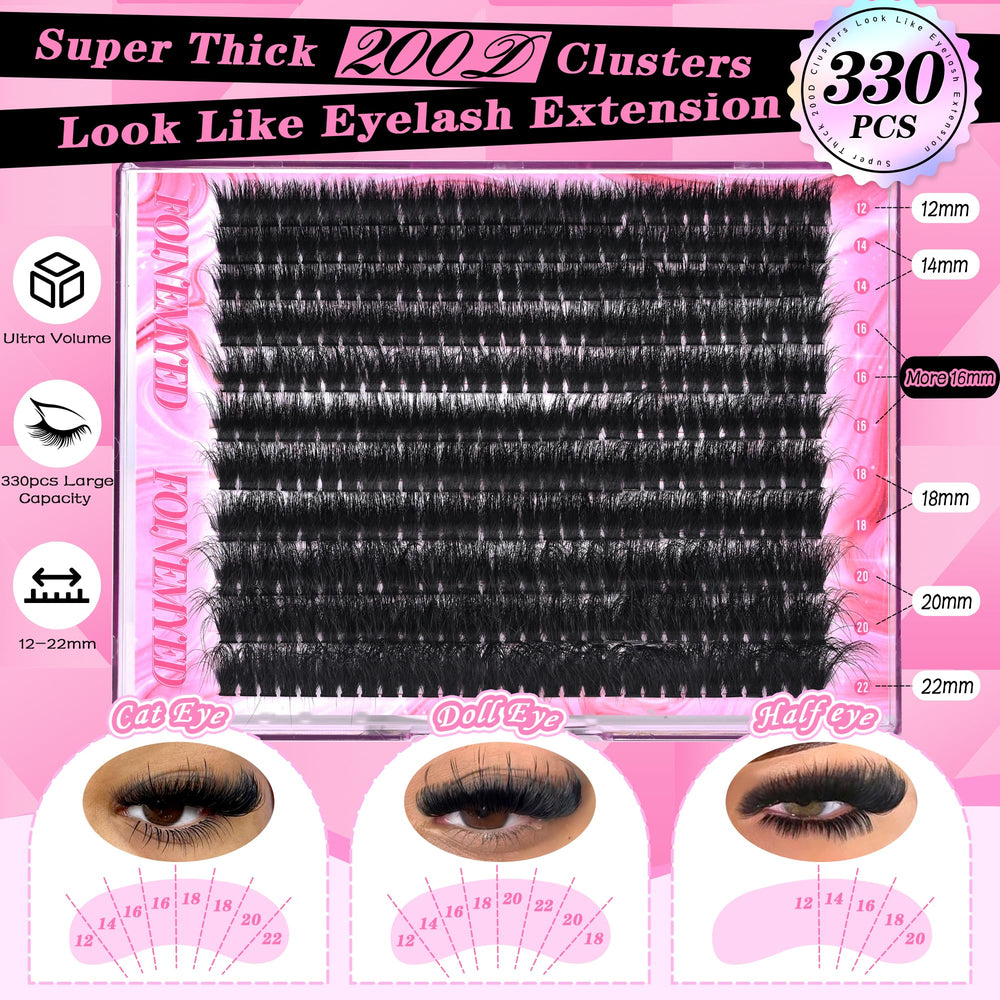 FOINEMYED lash bond and seal 10ml for durable wear.