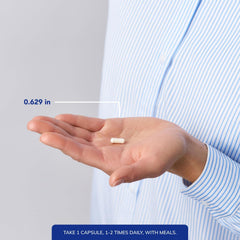 Close-up of Folate 400 Metafolin capsules