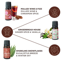 Ginger essential oil bottle from the Folkulture Christmas set