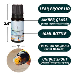 Lavender essential oil bottle close-up