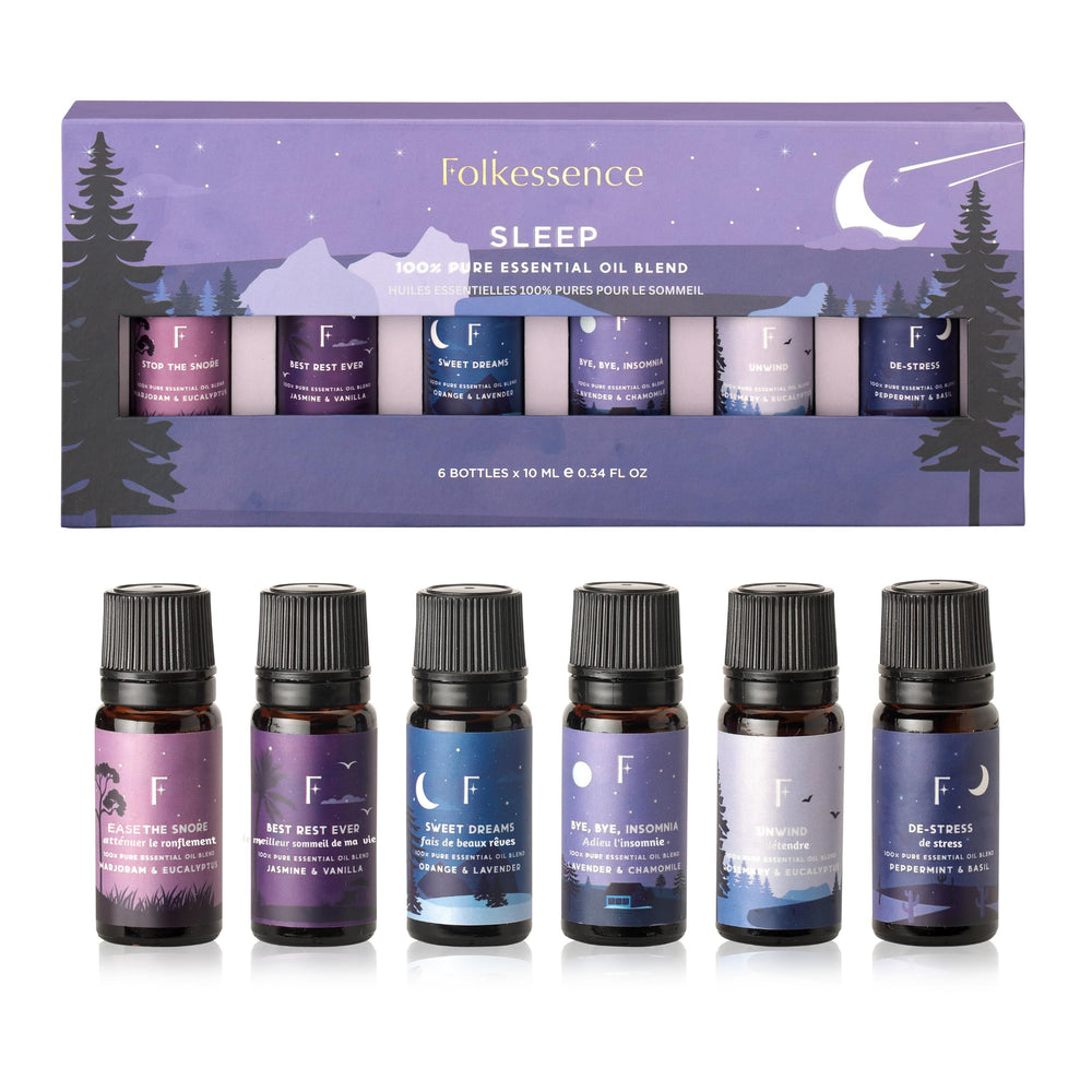 Folkulture Sleep Essential Oils Set packaging