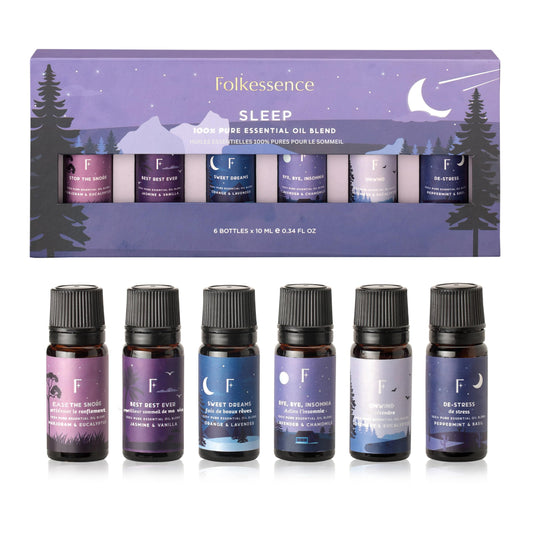 Folkulture Sleep Essential Oils Set packaging