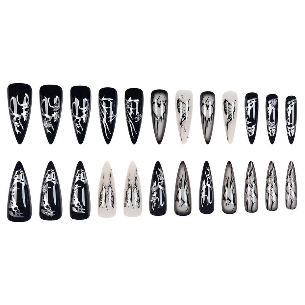 Folonral nail file and tools included for precise nail fitting.