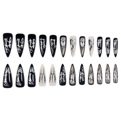 Folonral nail file and tools included for precise nail fitting.