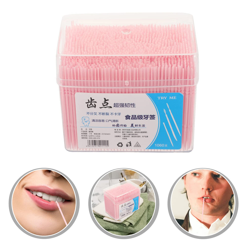 Includes 1000 disposable toothpicks in packaging