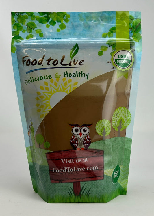 Food to Live Organic Chaga Mushroom Powder 12 oz jar