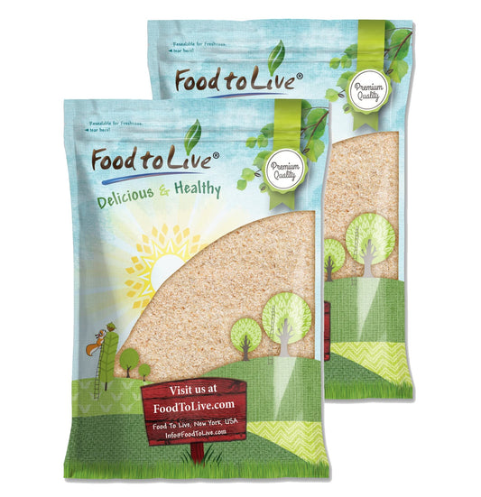 Front view of Food to Live Psyllium Husks 10 lb package