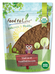 Food to Live Organic Red Reishi Powder bottle