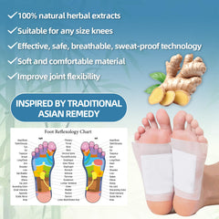 Close-up of the firm adhesive on foot patches