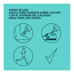 Scoop of fine foot powder showing texture