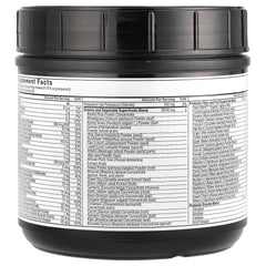 Illustration of greens, fruits, and probiotics ingredients