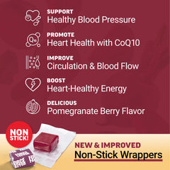 Close-up of Total Beets Heart Health Soft Chews