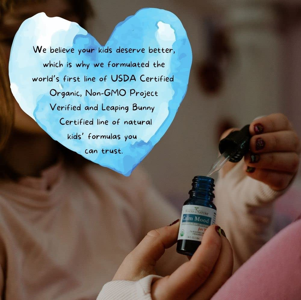 Kid-friendly, non-drowsy calm mood remedy for children