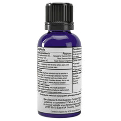 Bottle back label view of Forces of Nature Varicose Vein Treatment Organic Homeopathic Medicine, 1 Fl Oz