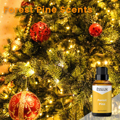 Close-up of Forest Pine fragrance oil label