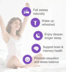 60 capsules bottle standing upright for ForestCode sleep aid