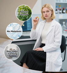Illustration of GABA and seaweed extract ingredients