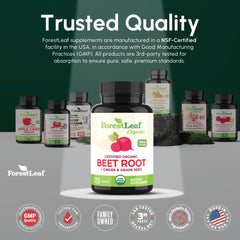 Product packaging showing ForestLeaf branding