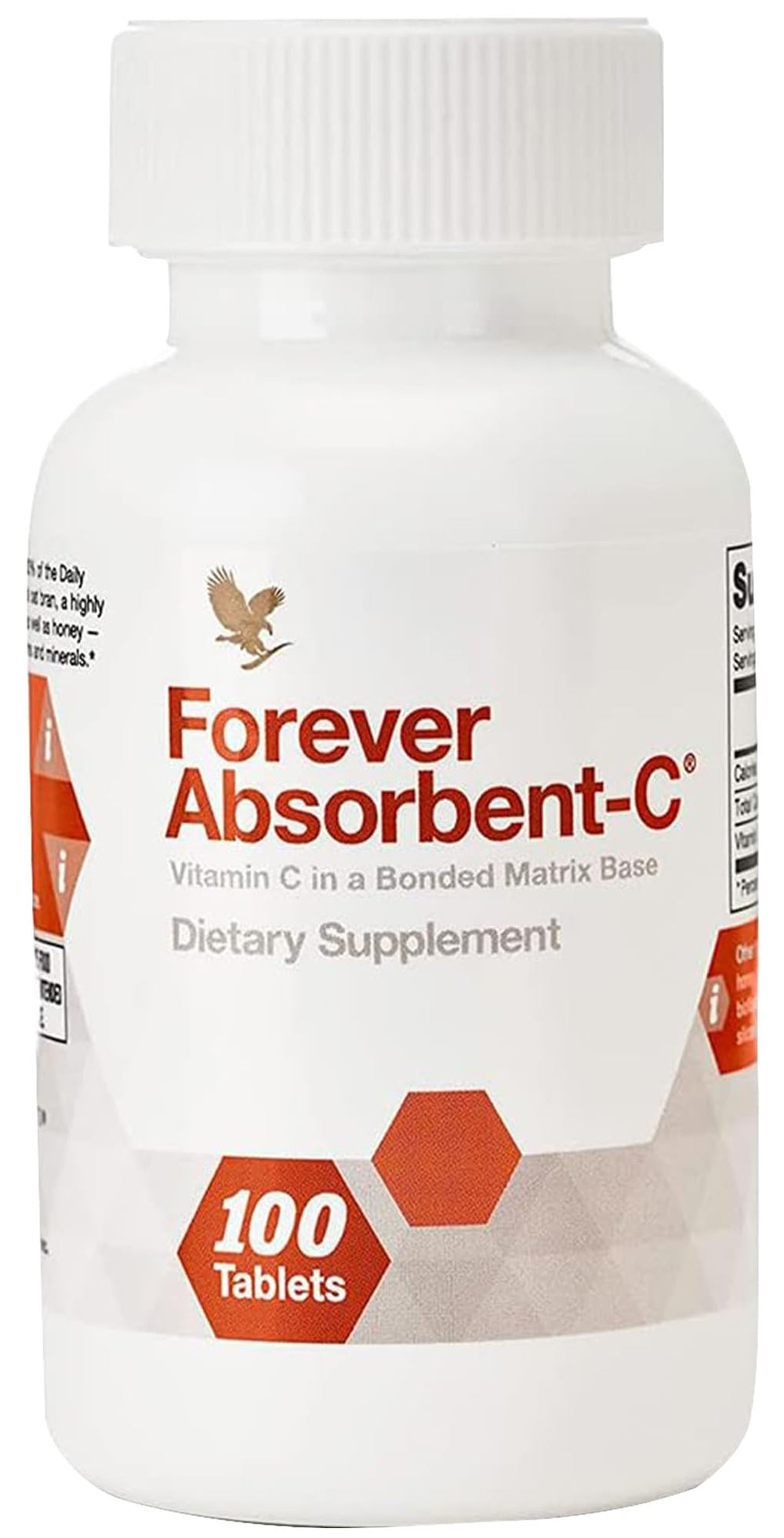Forever Absorbent-C orange honey flavor 100 chewable tablets hero image