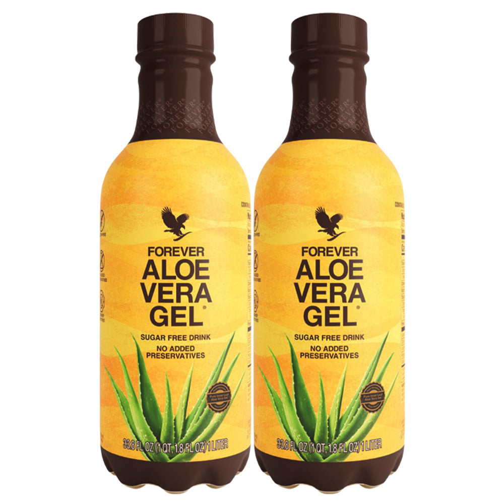 Forever Aloe Vera Gel 2-pack front label