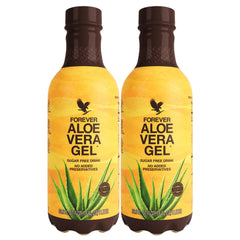 Forever Aloe Vera Gel 2-pack front label