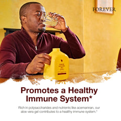 Ingredients panel of Forever Living Aloe Vera Juice Lemon Lime