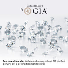 Luxurious gift-ready packaging for a diamond candle