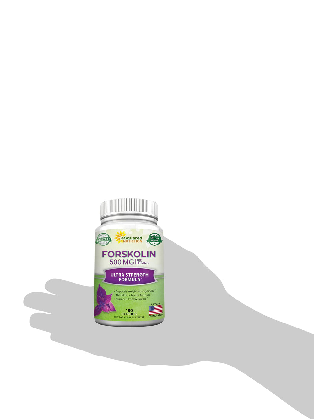 Forskolin diet pills packaging designed for belly fat burn