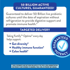 Packaging variations of Fortify Optima Probiotic bottle