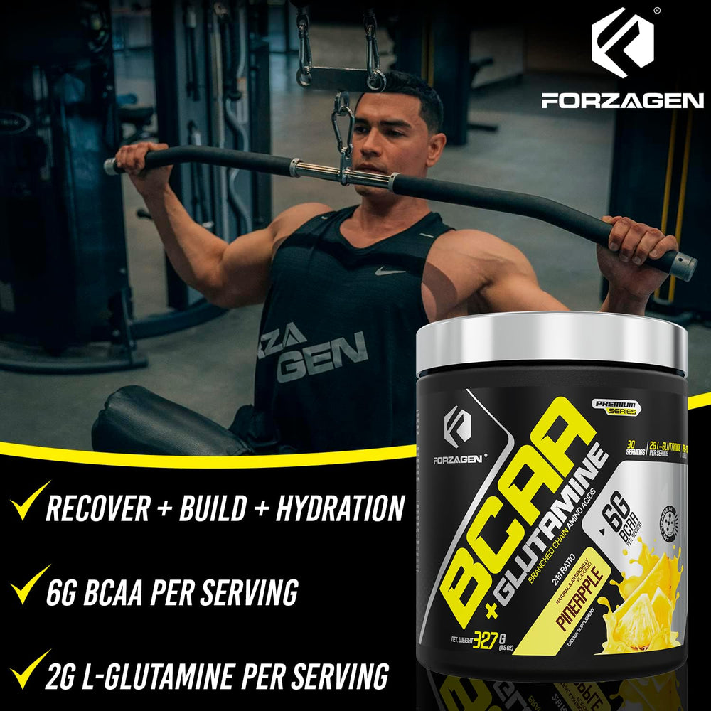 Hydration with BCAA powder during workout